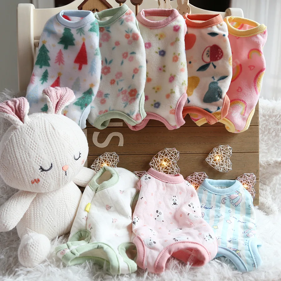 

Mutihome Milk Dog Full Package Belly Clothes Warm And Protective Belly Clothes For Puppies Kittens Newborn Cats Pet Clothes