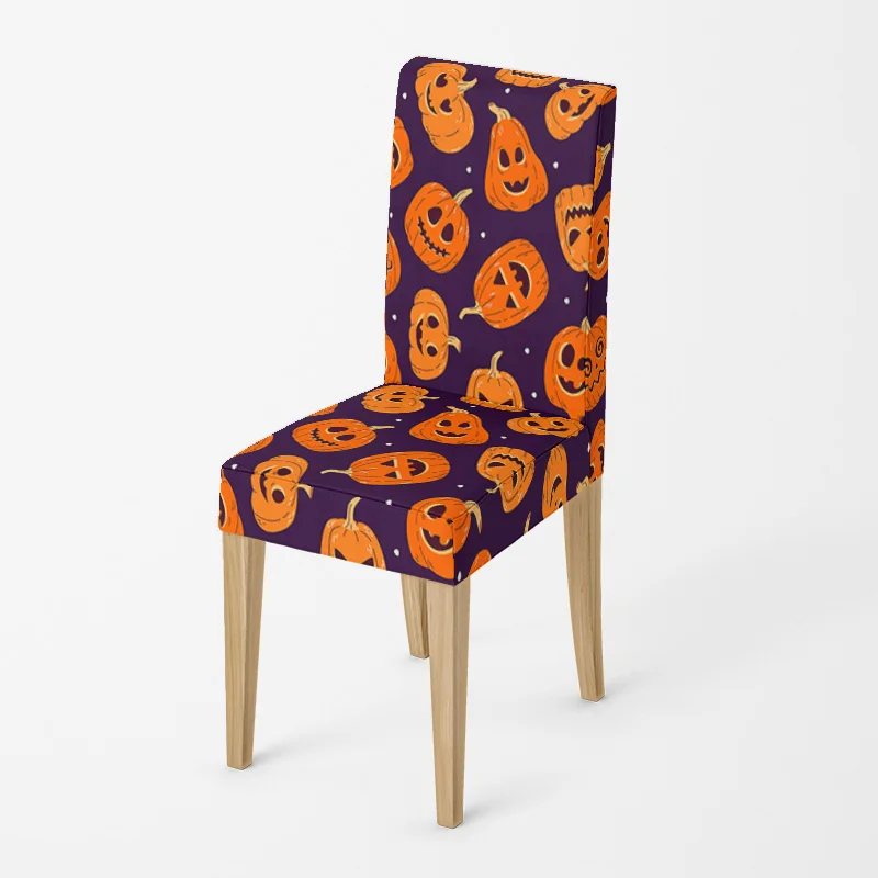 Home chair Covers kitchen adjustable dining elastic fabric chairs cover wedding Desk stretch back restaurant Halloween Autumn