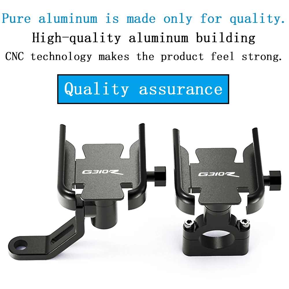 For BMW G310GS G310R G 310 GS R G 310GS G 310R Motorcycle CNC Accessories Handlebar Mobile Phone Holder GPS Stand Bracke