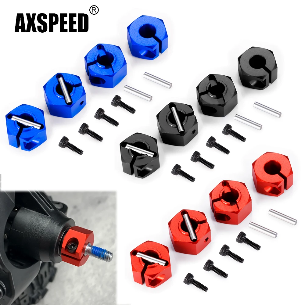 AXSPEED سبائك الألومنيوم عجلة عرافة محولات ل Traxxas 1/16 Mini Maxx 2S RC قطع غيار السيارات
