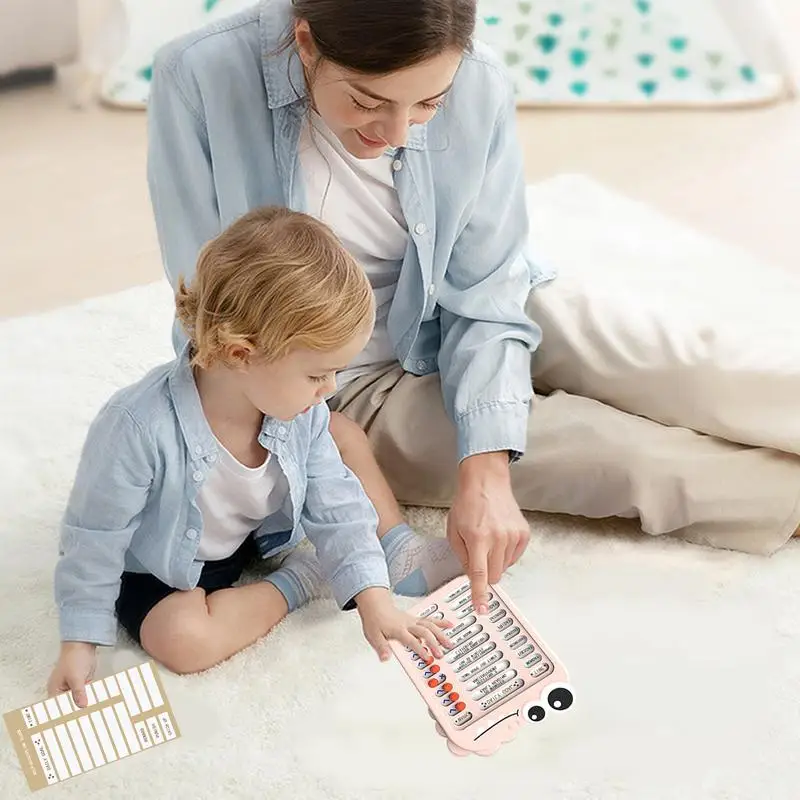 Chore Chart para adultos e estudantes, check-in Board com Checklist Slider, auto-disciplina, White Schedule Board