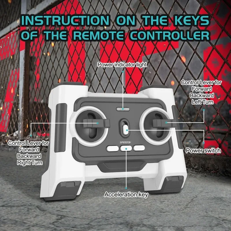 Cool Stuff Toy Tank Birthday Gift-Hot Style Stunt Roll Tracked Rc Tank Model,Upright Walking Rotary Rc Cars,Kawaii Toys For Boys