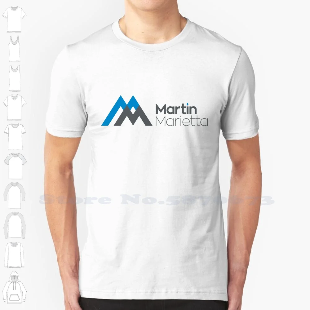 Martin Marietta Logo Casual T Shirt Top Quality Graphic 100% Cotton Tees