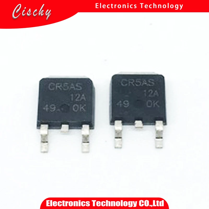 10pcs CR5AS-12 TO-252 CR5AS TO252 600V 5A CR5AS-12A