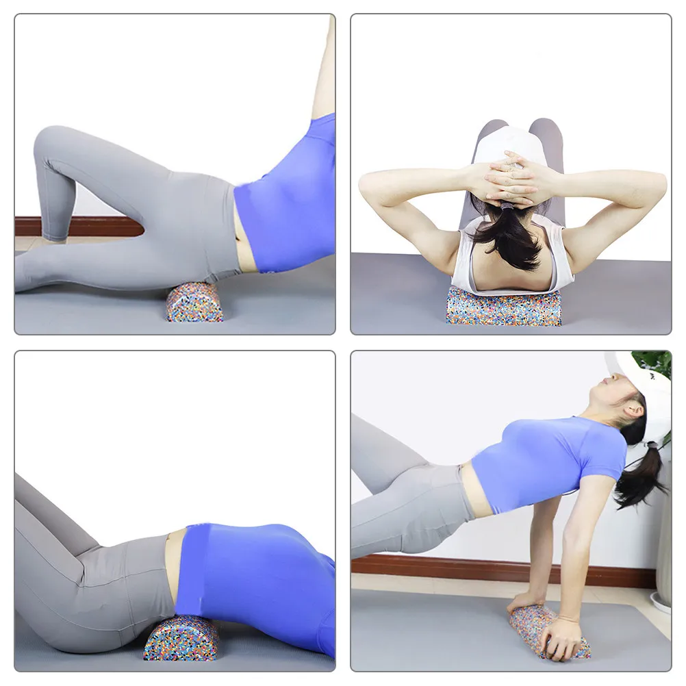 

Ролик для йоги и балансировки с стильным красочным дизайном, идеально подходит для расслабления мышц, пенный ролик для бегунов, физиотерапии и пилатеса