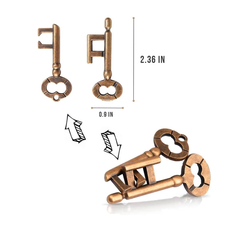 9Pcs Set 3D Metal Unlock Intelligence High Difficulty Level Iq Brainteaser Games For Adults Kids Juegos De Ingenio Y Habilidad - Image 4