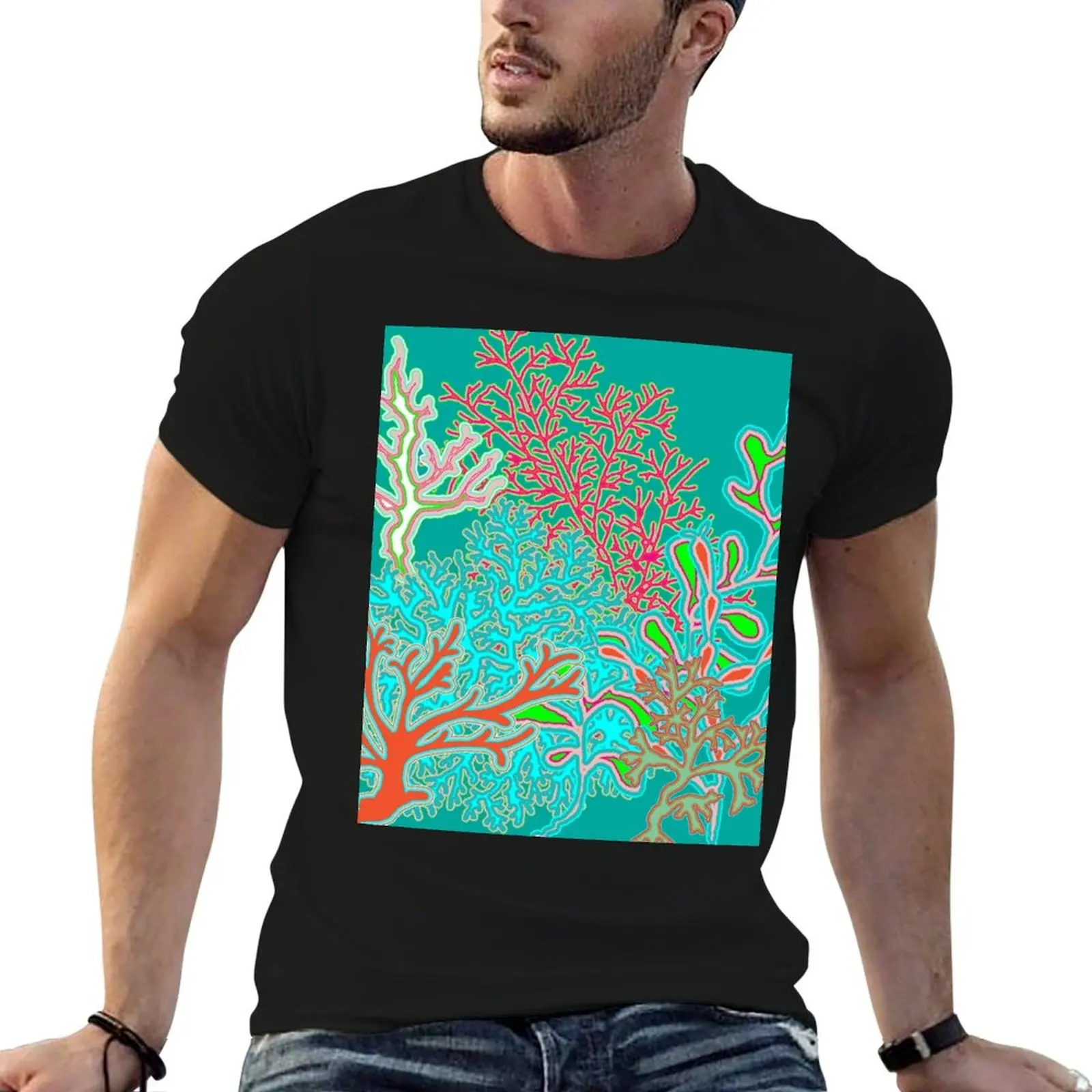 

Coral Reef # 2 by Hollyce Jeffriess T-Shirt basketball graphic tees Clothing plus sizes mens t shirt graphic
