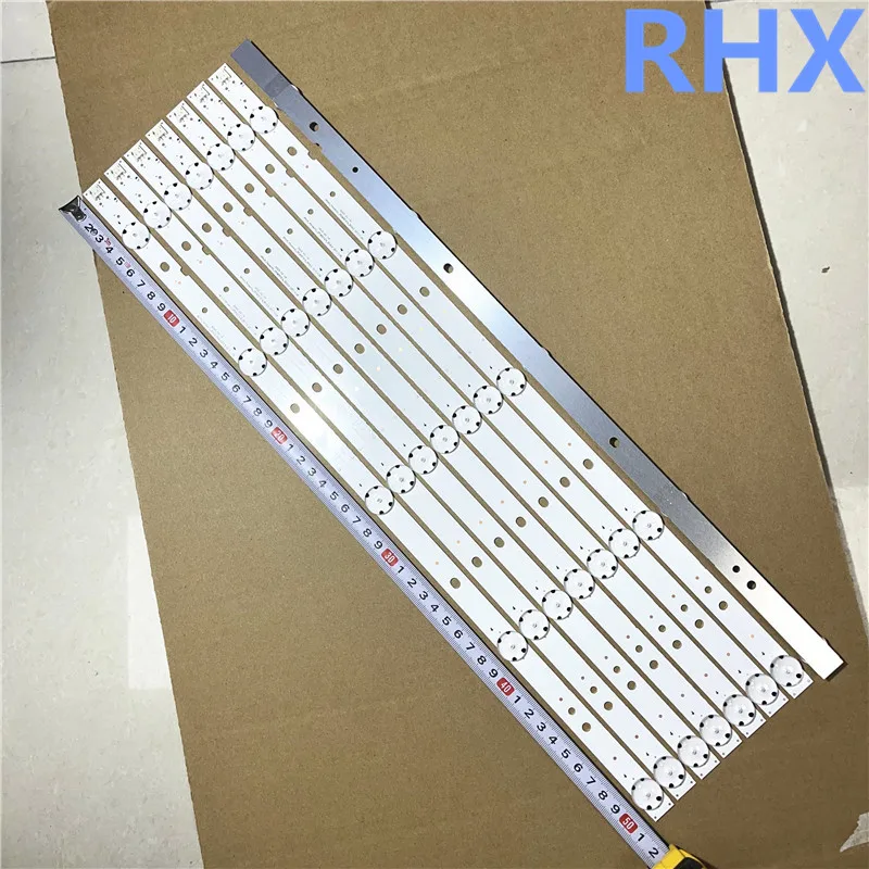 LED backlight strip(8) for TX-49EX633E TX-49DS500E TX-49DS500B TX-49DSW504S TX-49ES400E LTG Innotek 49inch  REV0.4