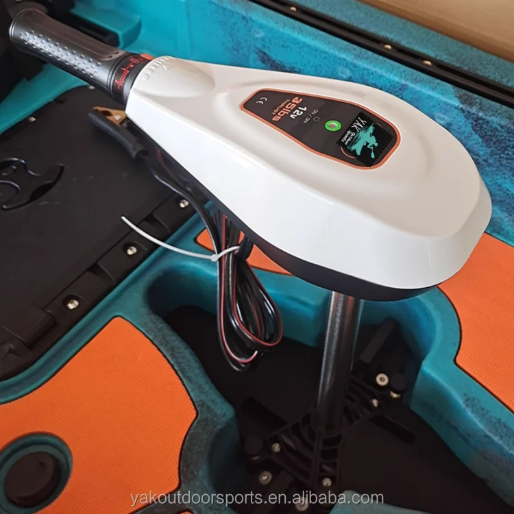 Fishing Boat Inflatable - قارب كاياك قابل للنفخ بمحرك كهربائي