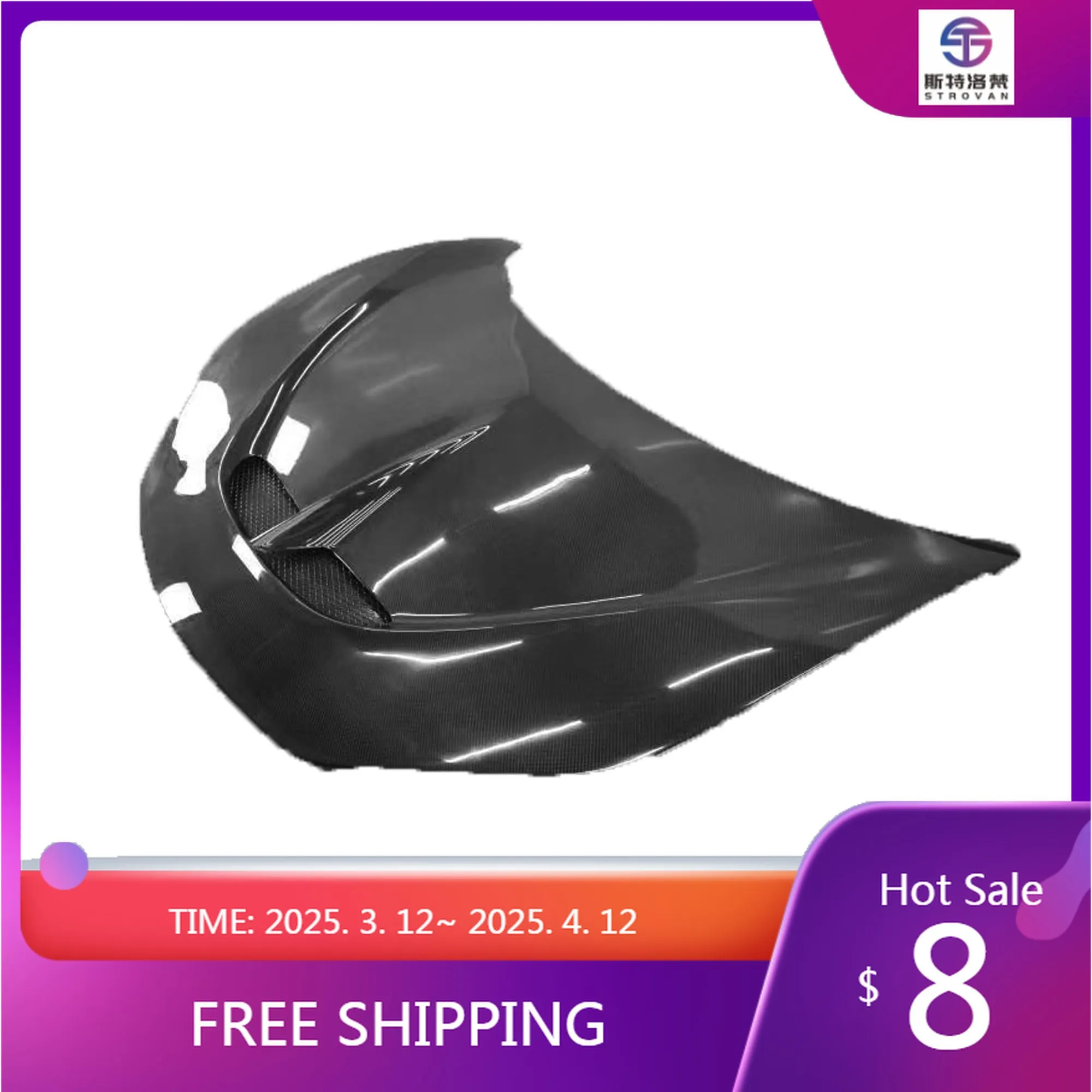 

Deren High QualityTop Quality Carbon Fiber Hood for Ferrari 458 Carbon Fiber Engine Cover Bonnet