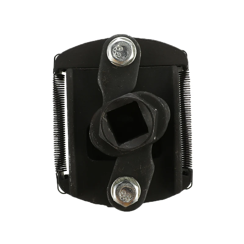 Kunci pas Filter oli Universal 60mm-80mm, alat penghilang bahan bakar kunci Filter baja cor dua cakar dapat disesuaikan 2 rahang