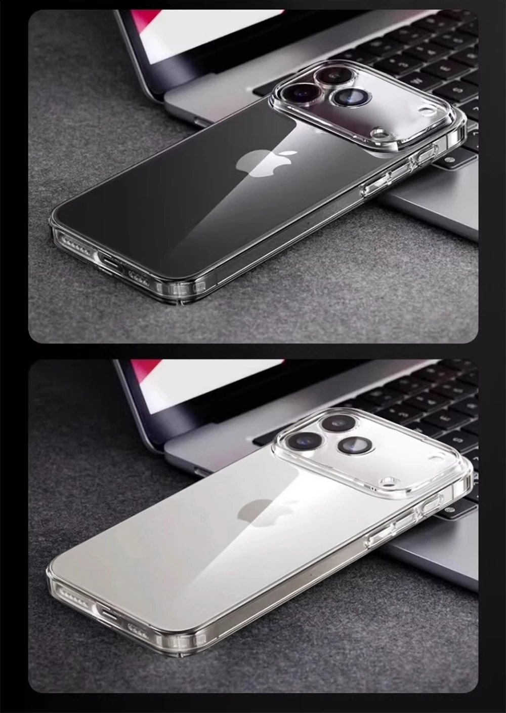 Joyroom Clear Case für iPhone 17 Pro Max, Anti-Drop, transparente Abdeckung, vergilbungsfrei, stoßfest, ultradünn, Displayschutz – Detail 18