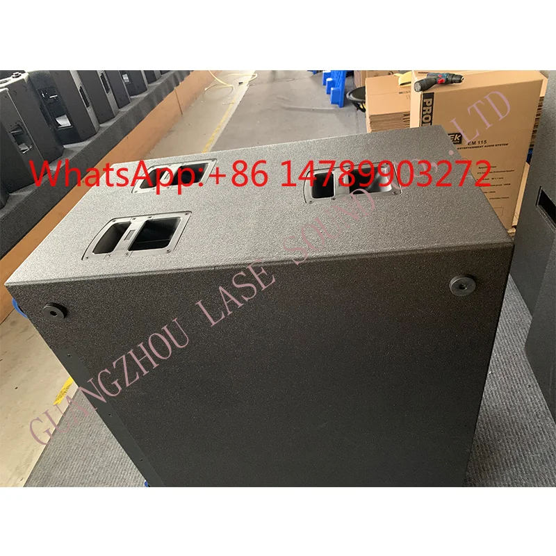Sistema de Som PA de Alta Potência T-56A Neo Driver com Subwoofer Passivo Duplo de 21 Polegadas para Concertos e Palcos ao Ar Livre