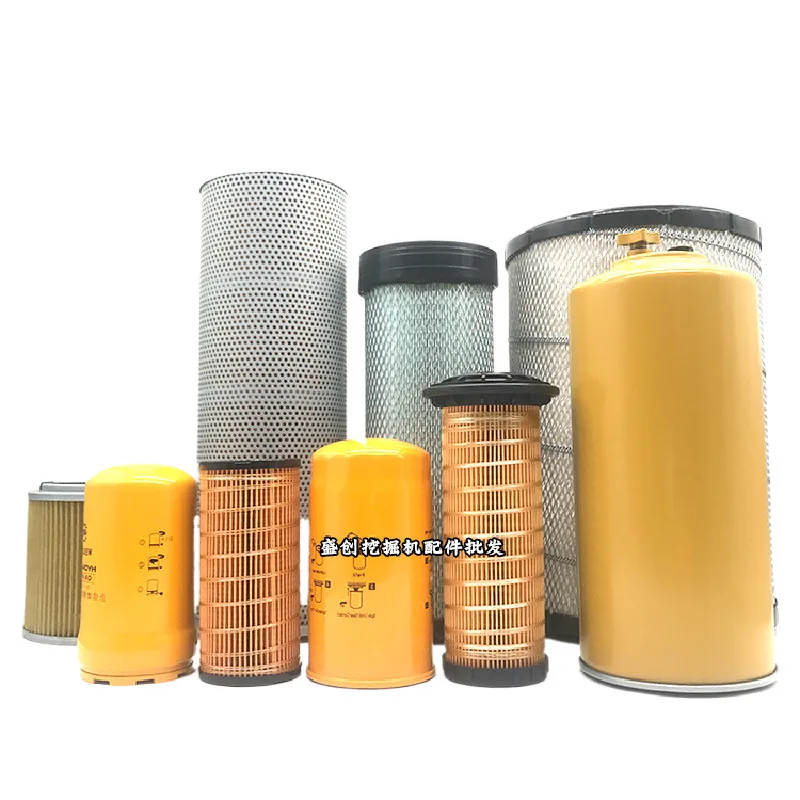 

For Cat 323d2gc Engine Oil Filter Element, Diesel Air Oil-water Separator, Hydraulic Return Oil Maintenance Parts, Excavator A