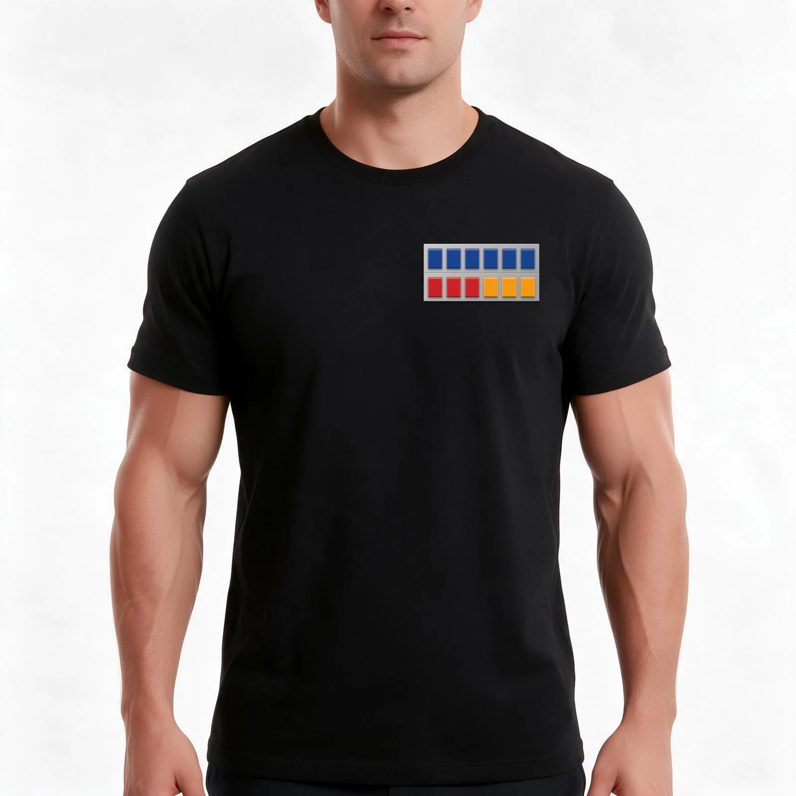 Imperial Officer Rank Insignia Plaque – Grand Moff T-Shirt, Summer Casual Cotton Tee, Oversized Streetwear Tops, 100% Cotton
