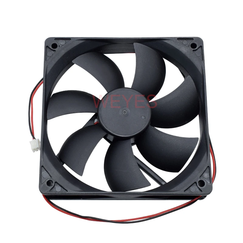 DF1202512SELI DC12V 0.16A 1.92W  2 Wires 12025 PSU Chassis Cooling 12V 12CM 12VDC Computer Fan NEW