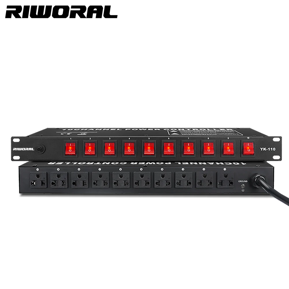 YK110  New Product 10 Channels  Performance Essential Audio Equipment Power Sequence DJ Controller