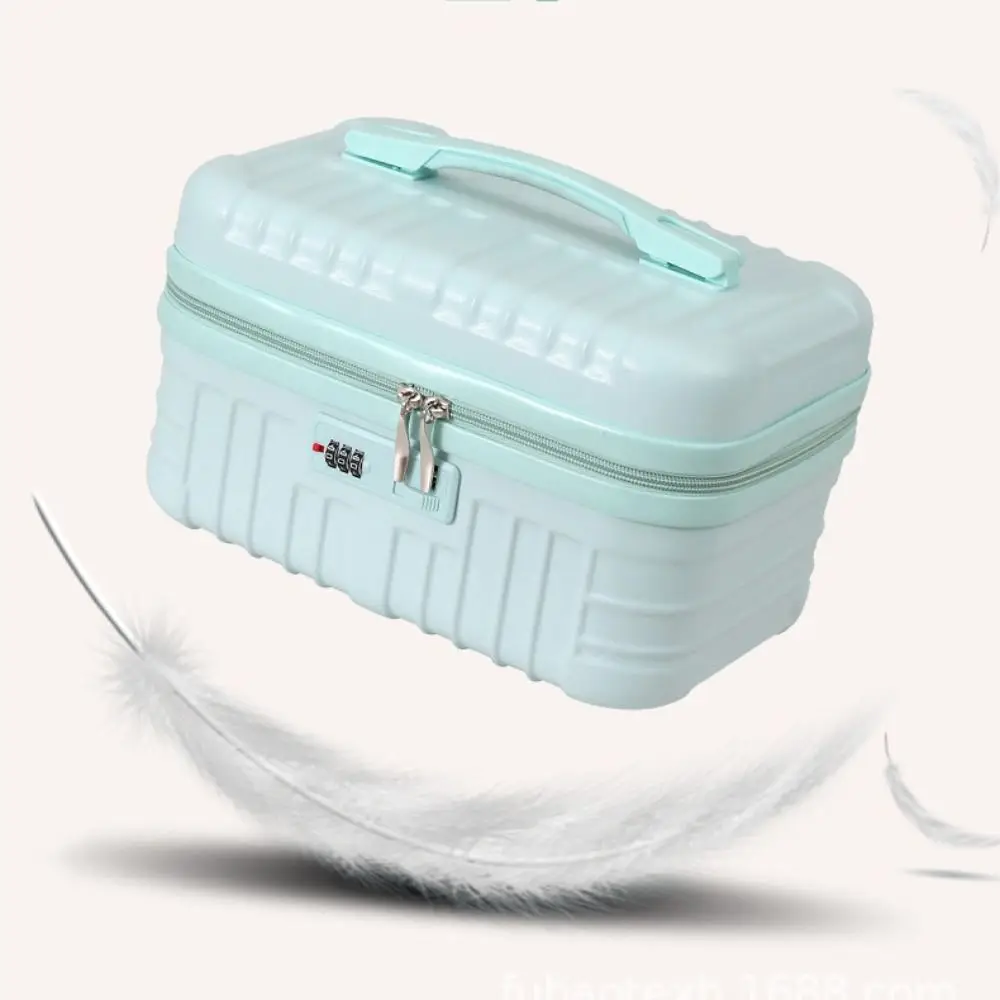 

Легко носить с собой, 17-дюймовый косметичка, портативная мини-сумка большой емкости, модная прочная косметичка, чемодан