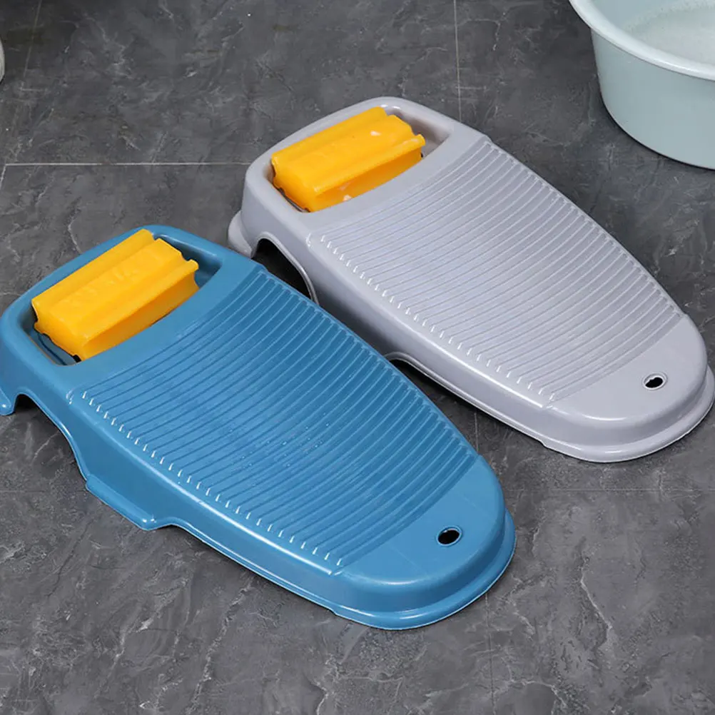 

Thickened Washboard Clothing Laundry Household Washing Board Dorm Supply Household Use Plastic Anti Slip Design Bright Color