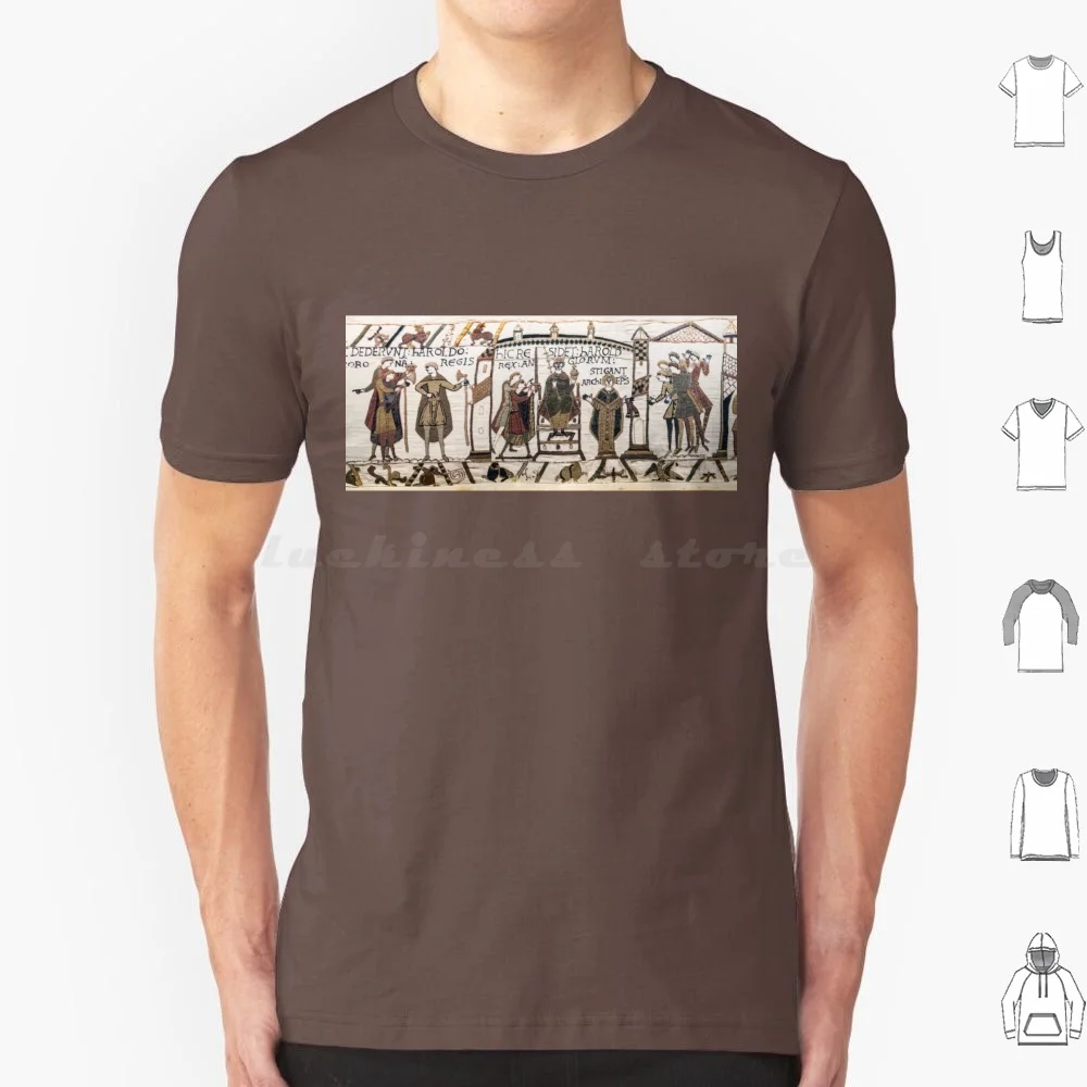 King Harold ( Bayeux Tapestry Scene ) T Shirt Men Women Kids 6xl Bayeux King Harold English England Medieval Middle Ages Norman