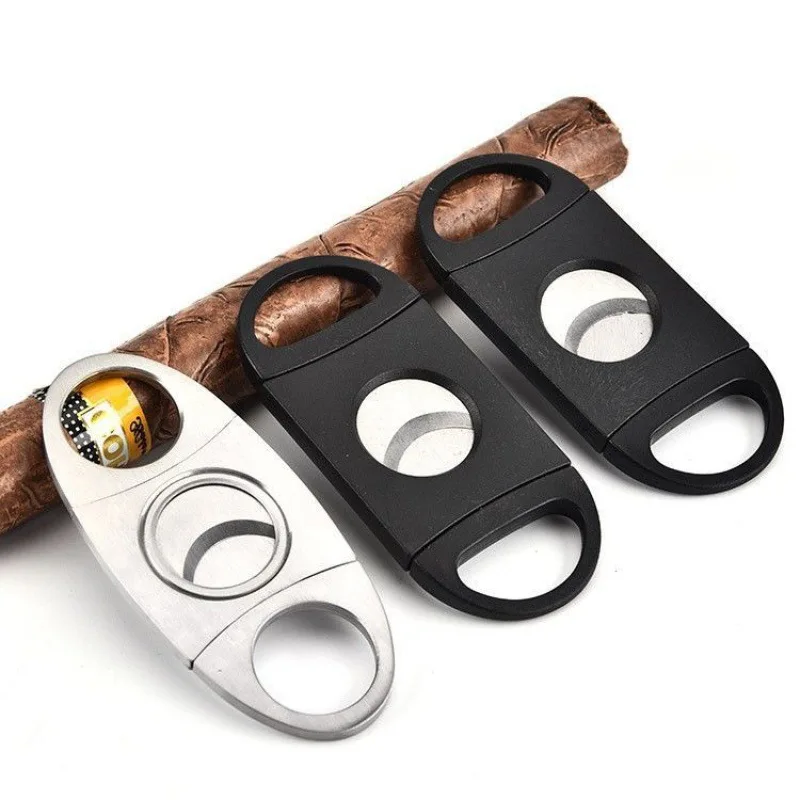 

Fashionable Cigar Cutter Set with Simple Scissors, Stylish Smoking Experience