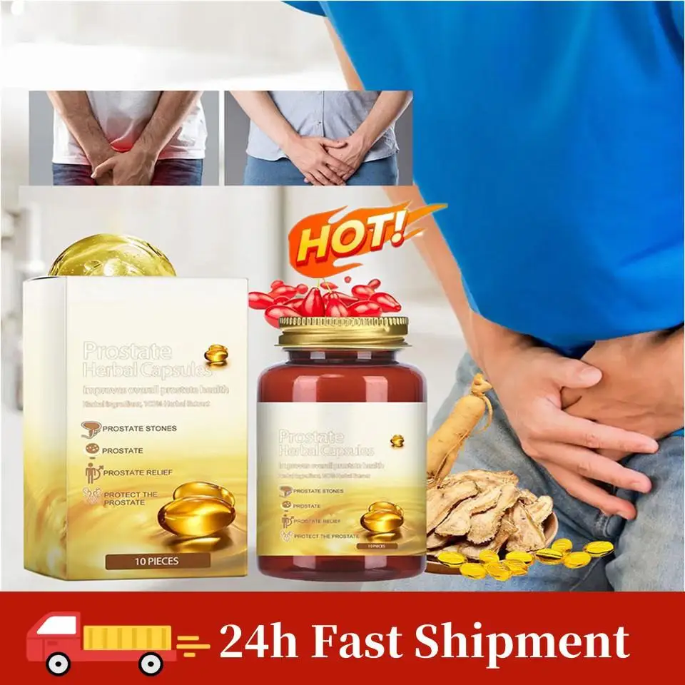 NEW High-end Prostate Natural Herbal Capsules Prostate Urgency Symptoms Remover Capsules For Men Soothing Body Health Care