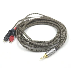 16 Core 7N OCC Upgrade 4.4mm 6.5 xlr 3.5 stereo Earphone Cable For Sennheiser HD580 HD600 HD650 HD25 HD660S hd565 hd545 Hearphon