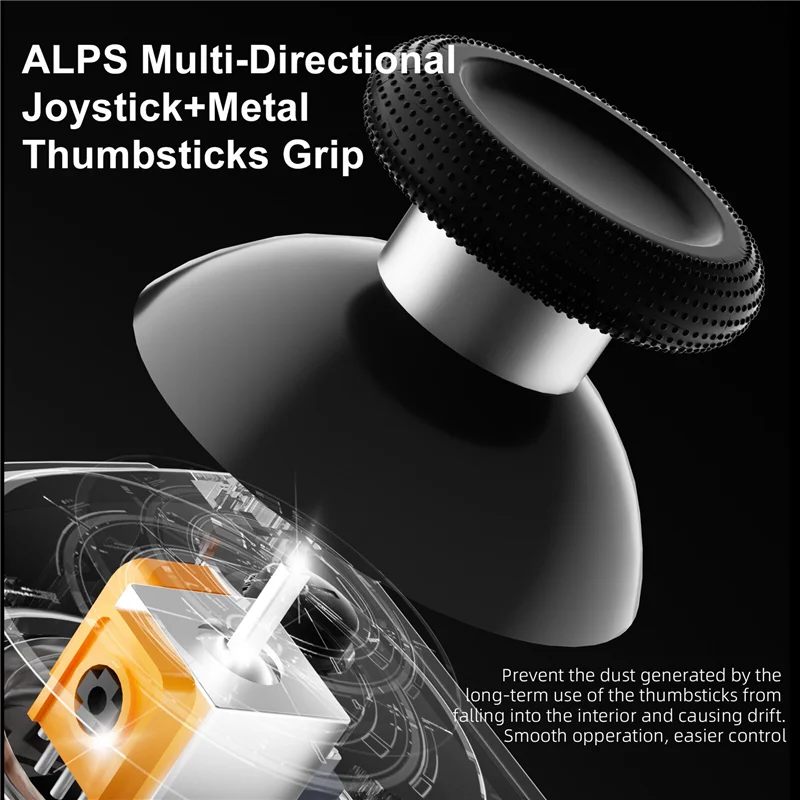 

T31C-Elite Plus Joypad ALPS Analog Stick No Deadzone No Drifting With Light For Swtich/Lite/OLED