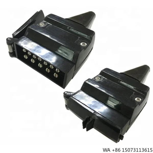 

12-контактная плоская вилка прицепа с крышкой на 12-контактную розетку в австралийском стиле