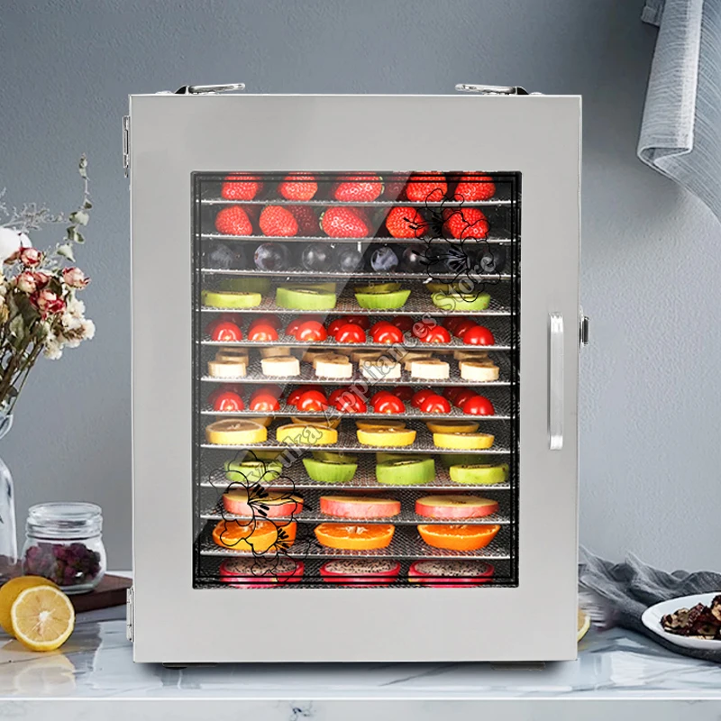 

Коммерческая сушилка для обезвоживания пищевых продуктов, 12-лоночная машина для овощей и закусок для домашних животных