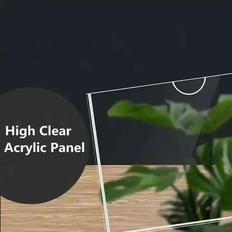 2PCS 8.5x11inches  Acrylic Clear Picture Photo Display Frame A4 Poster Frames Plastic Sign Flyer Paper Document Holder