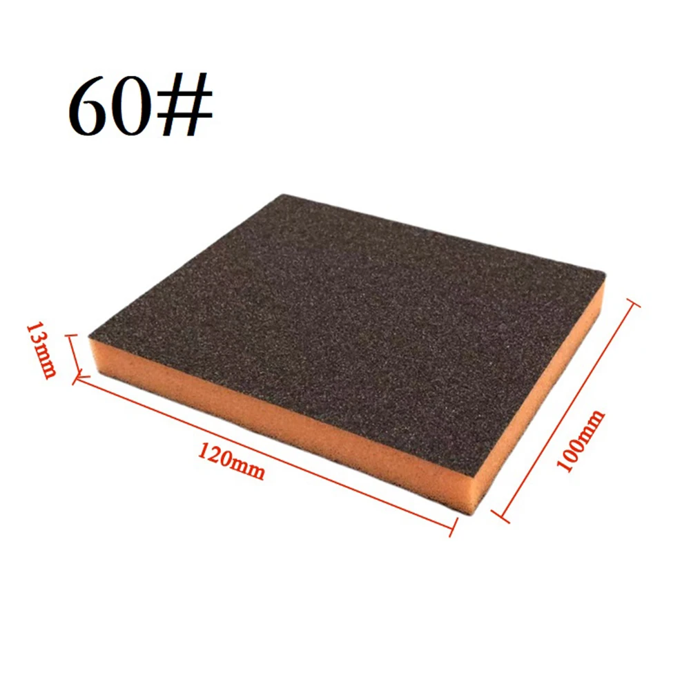 1pc Double Side Polishing Sanding Sponge Block Pad 60-280grit Sandpaper Polished Sand Brick Sanding Discs Abrasive Tools