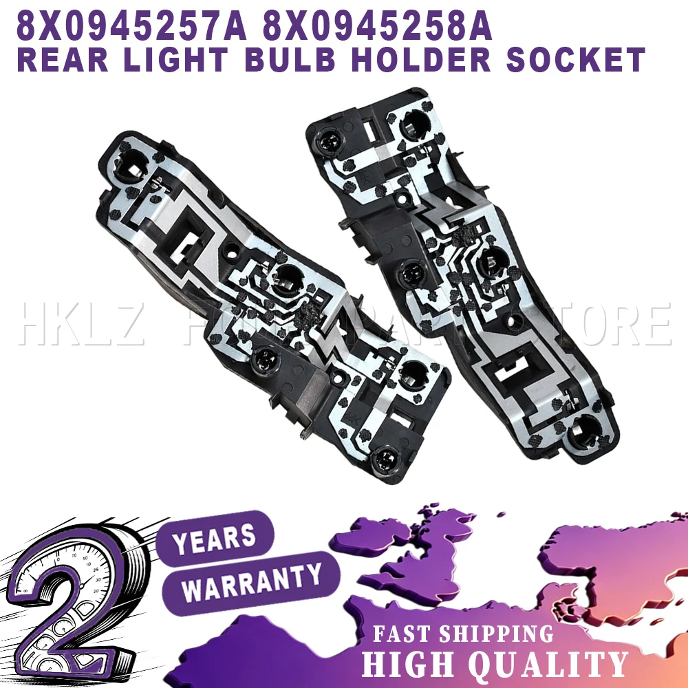 Easy Installation Car Accessories New For Audi A1 S1 Mk1 2011-2018 Rear Light Bulb Mount Holder Socket 6 Pins Left Right ABS