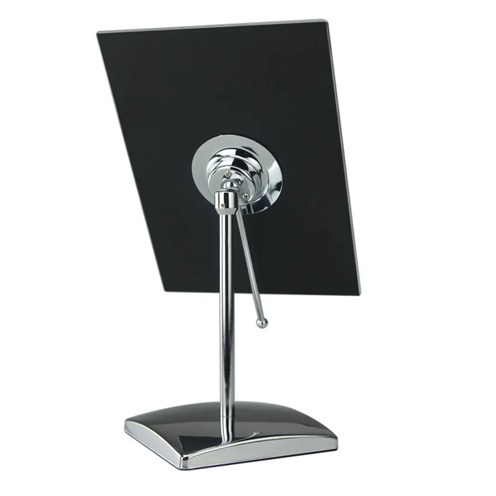 مرآة مكياج مربعة لسطح المكتب من جانب واحد، مكياج أنيق لطاولة تزيين غرفة النوم الإبداعية #4