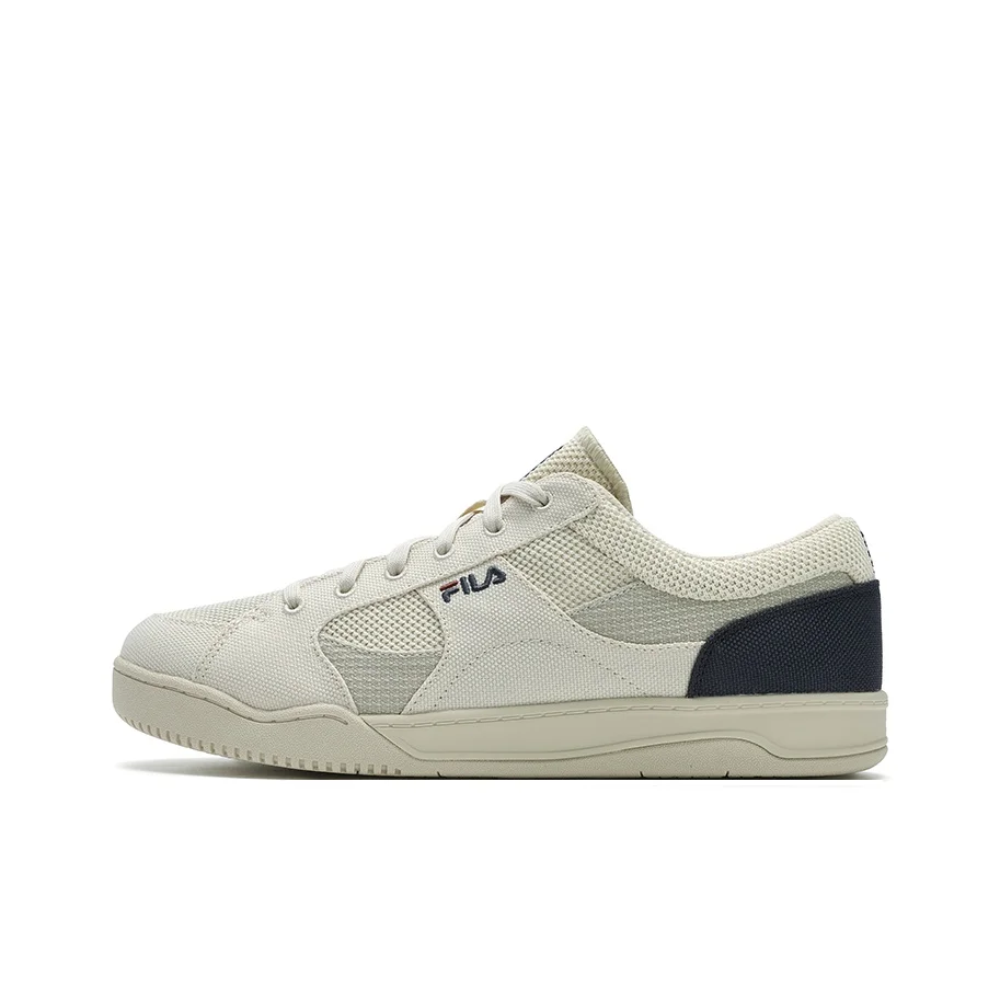 FILA SLANT SHOT Cloud Boat Shoes Low top Canvas Shoes Men's Beige F12M522313FAP