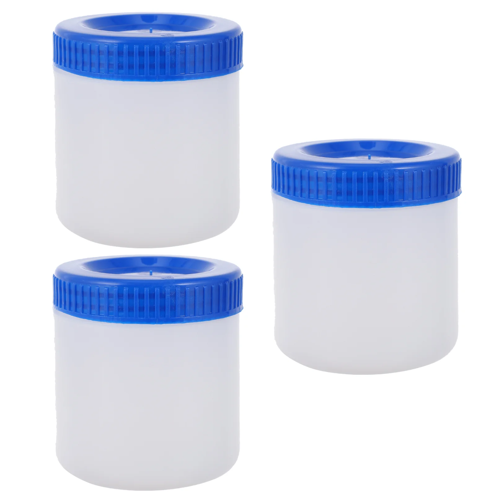 

3 Pcs Plastic Bottle Storage Jars Liquid Sealing Can with Covers Thicken Caps Paint