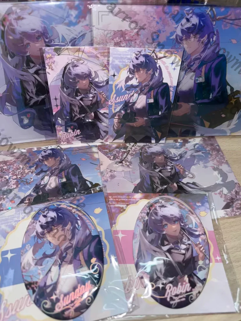 هونكاي: ستار ريل × زملاء سلسلة الكرز سبعة أيام روبن الأحد المنتجات المشتقة بطاقة بريدية شارة هدية الكاميرا الفورية