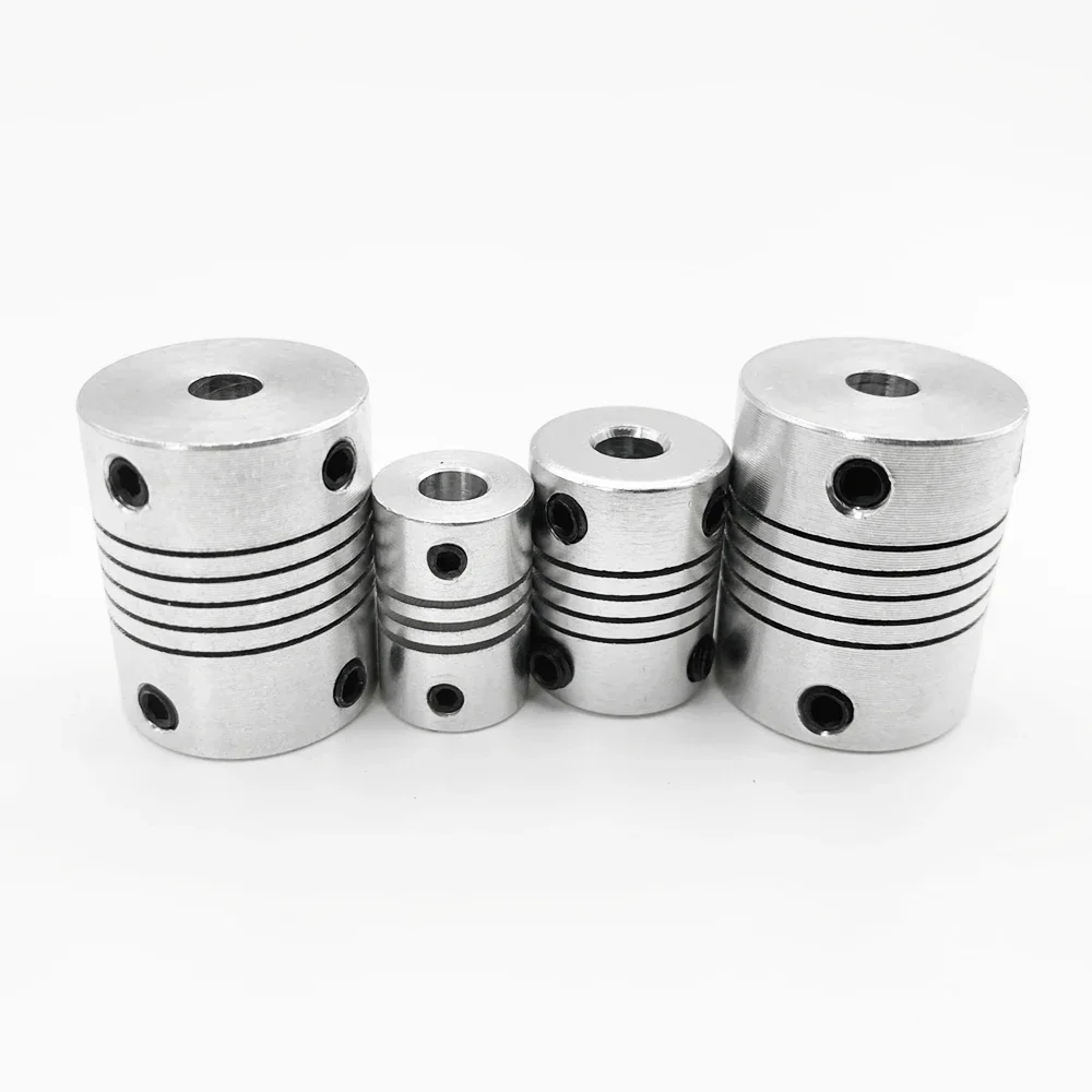 2 قطعة D15L20 الألومنيوم مرنة RS اقتران ثقب محرك متدرج 2/3/3.17/4/5/6/7/8 مللي متر محرك متدرج باستخدام الحاسب الآلي التشفير آلة الحفر