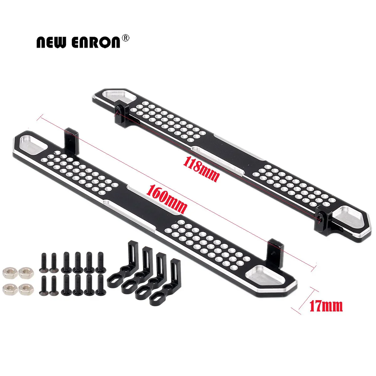 NEW ENRON Metal Pedal Foot Side Steps for RC 1/10 Traxxas TRX-4 TRX4 Defender Ford Bronco 1979 Chevrolet Blazer Sport 82024-4