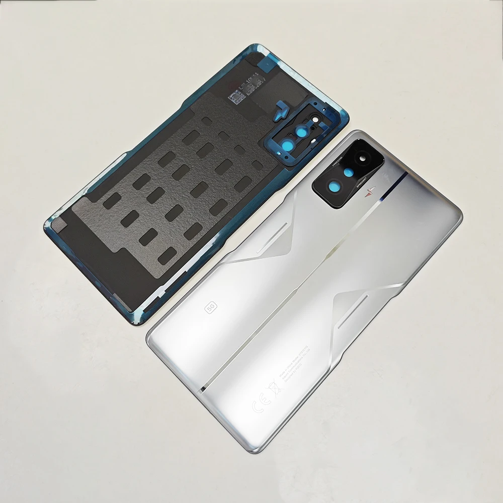 F4GT OEM A + Cover kaca belakang, untuk Xiaomi Poco F4 GT casing baterai pengganti pintu belakang, Cover perumahan belakang dengan lensa kamera