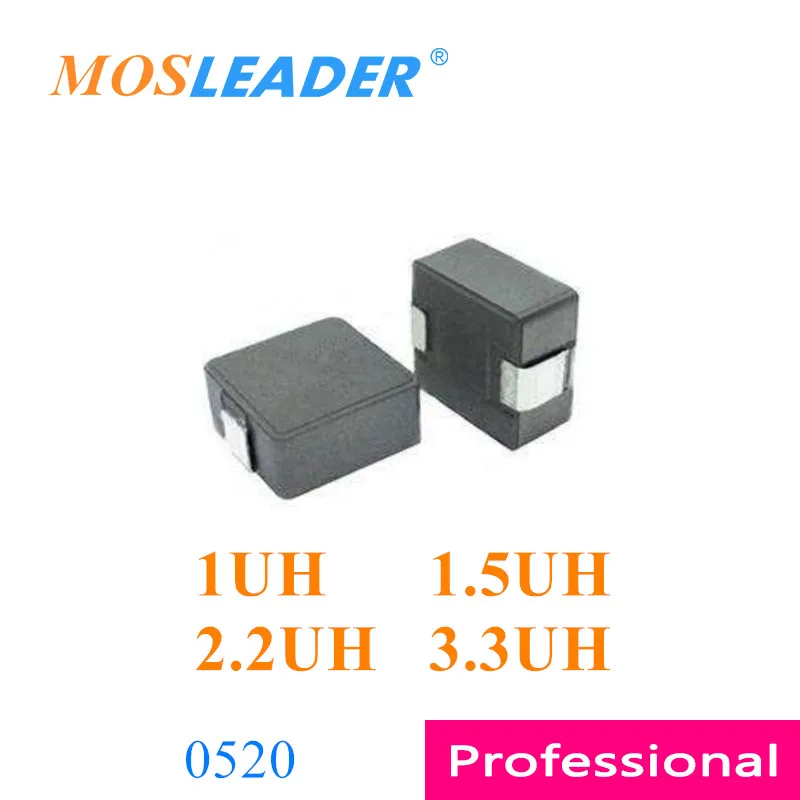 Mosleader1000pcs 0520 1UH 1,5UH 2,2UH 3,3UH 20% 1R0 1R5 2R2 3R3 Geformte leistungsinduktivitäten Chinesische Hohe qualität