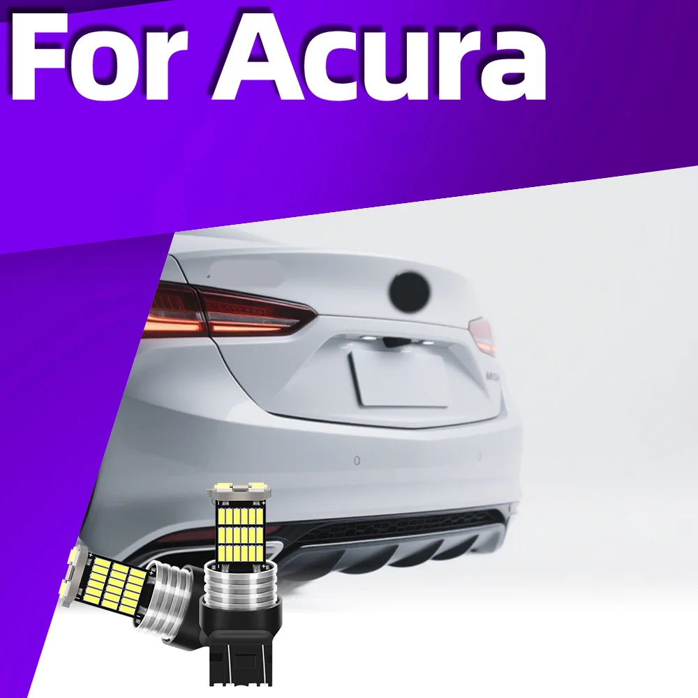 2x 12V 7443 W21/5W T20 LED Brake Lights Bulbs Lamps Canbus For Acura RDX 2007 2008 2009-2015 ILX 2013 2014 2015 Car Accessories