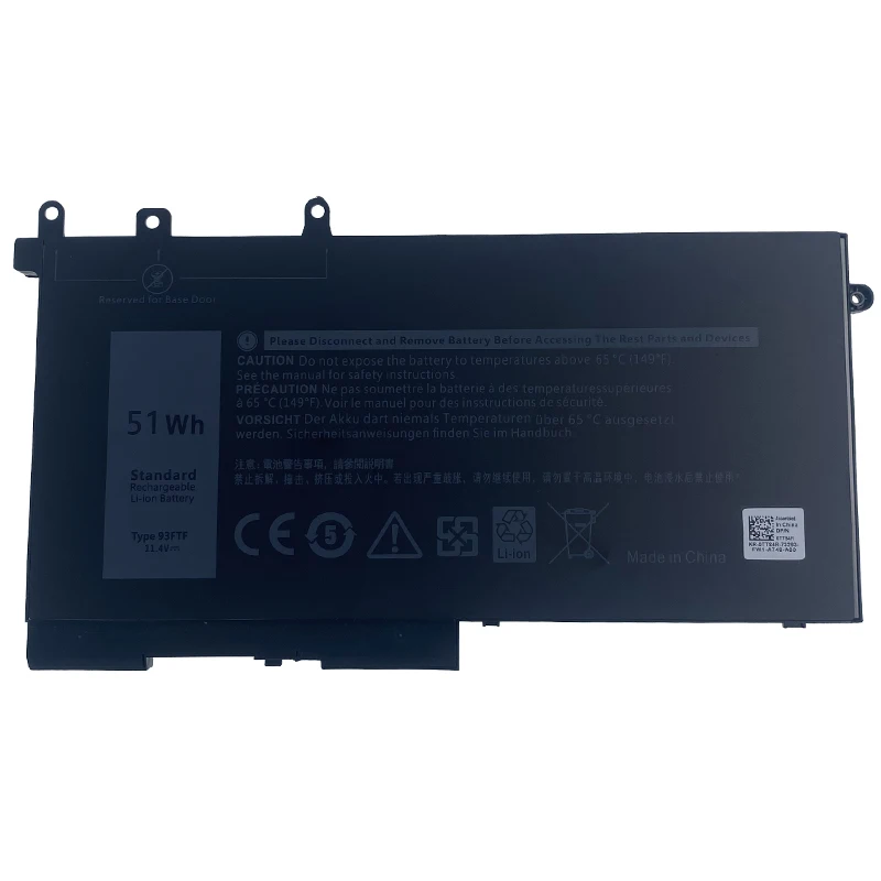 Imagem -03 - Bateria do Portátil para Dell Latitude 5280 5480 5580 E5280 E5480 E5580 E5290 E5490 E5590 Series 83xpc 93ftf