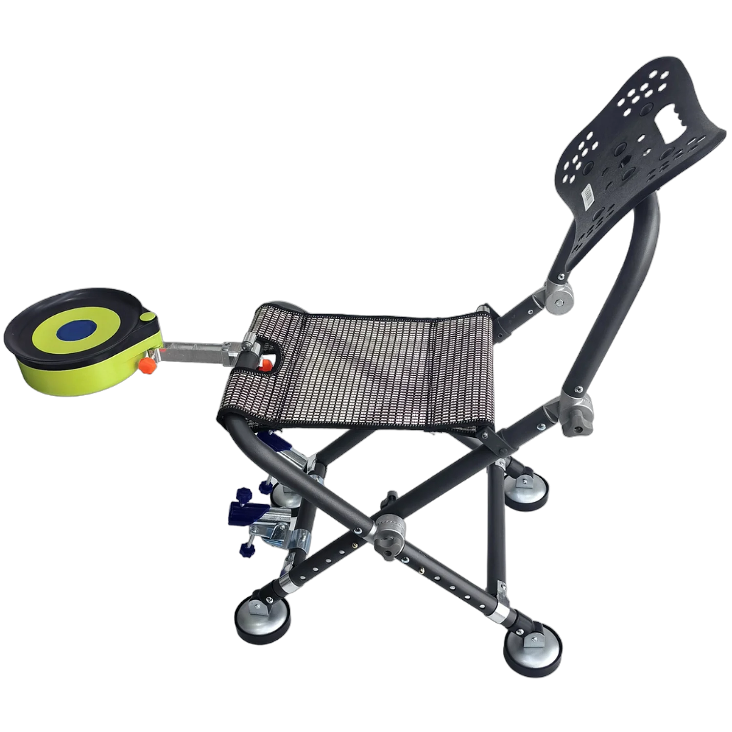 Portable Four-leg Fishing Chair Folding Fish Chair Adjustable Backrest Recliner Iron Camping Chair Stool