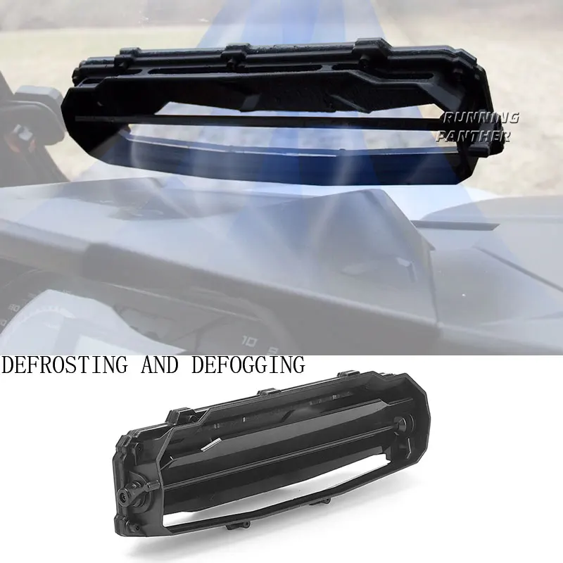 

For Can-am Maverick X3 Trail Sport Compatible With Polaris RZR 800 900 1000S UTV Windshield Roof Vent Install Kit Defrost Defog