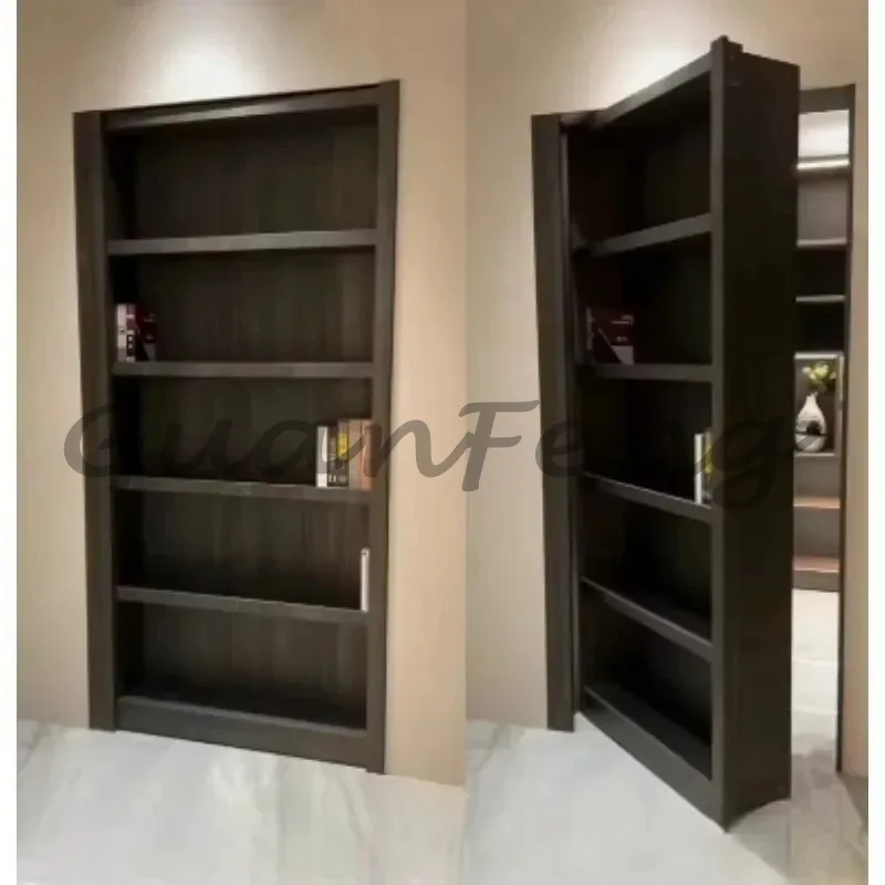Bookshelf Style Invisible Door, Secret Room Hidden Door, Revolving Mechanism Door, Creative Indoor Hidden Boo