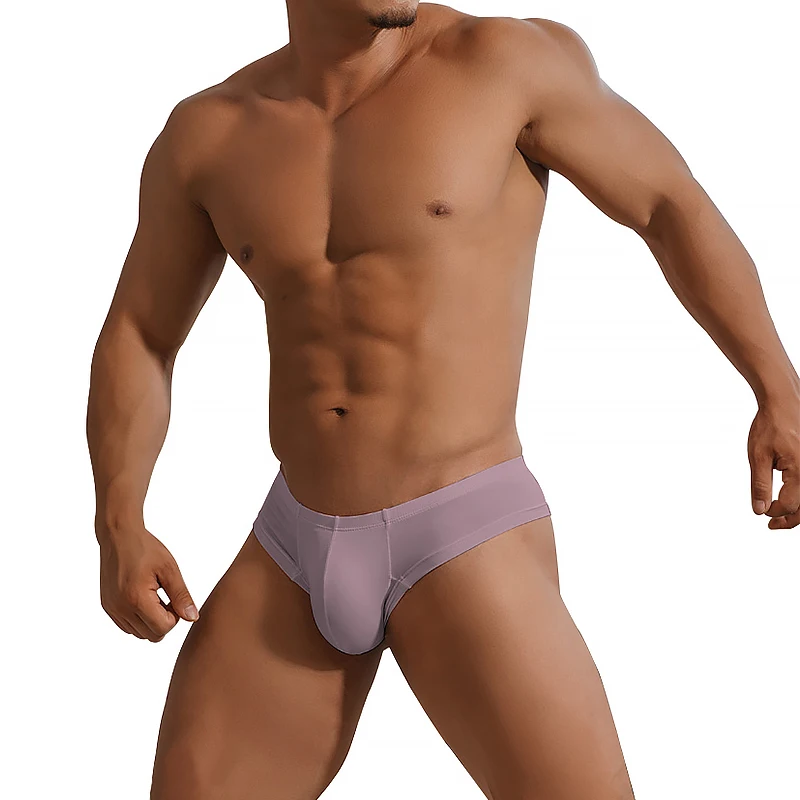9 Color Mens Sexy Underwear Briefs Comfortable Modal Solid Bikini Jockstrap Man Panties Underpants Under Wear