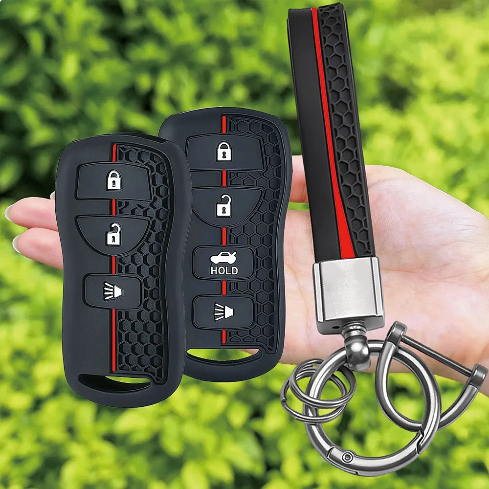 3 4 Buttons Car Key Fob Cover Case For Nissan Sentra Armada Altima Maxima Infiniti FX35 EX35 FX45 QX56 G35 M45 I35