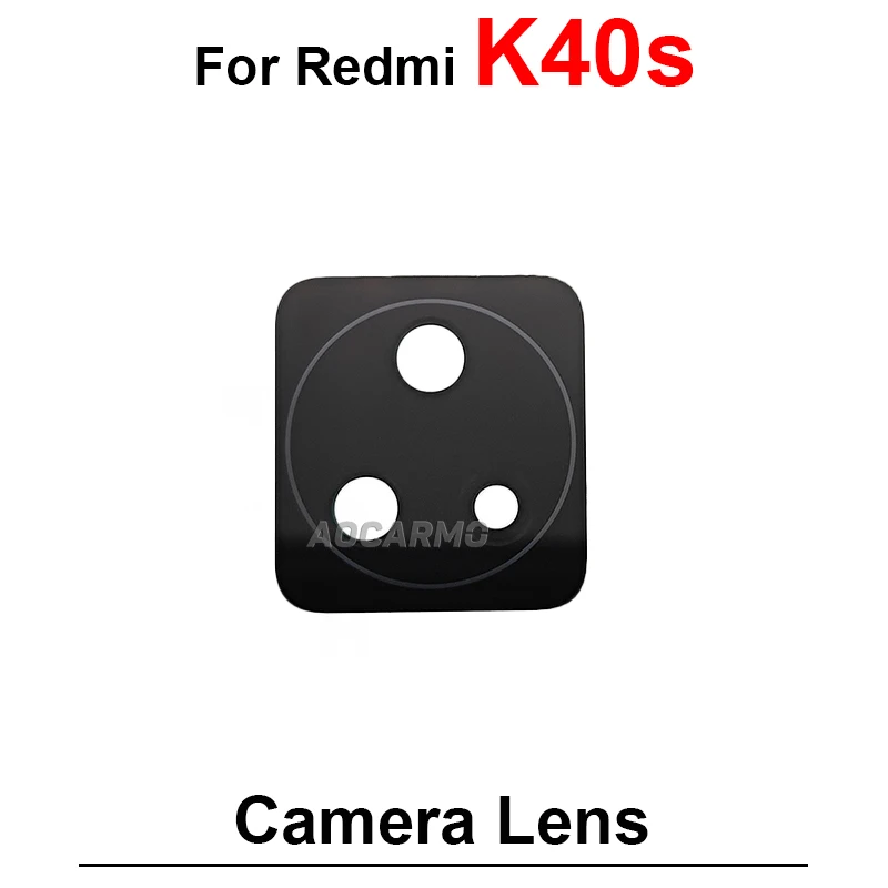 For Redmi K30 K40 K50 Pro k40s k50Pro Only Rear Back Camera Lens Without Frame Repalcement Parts