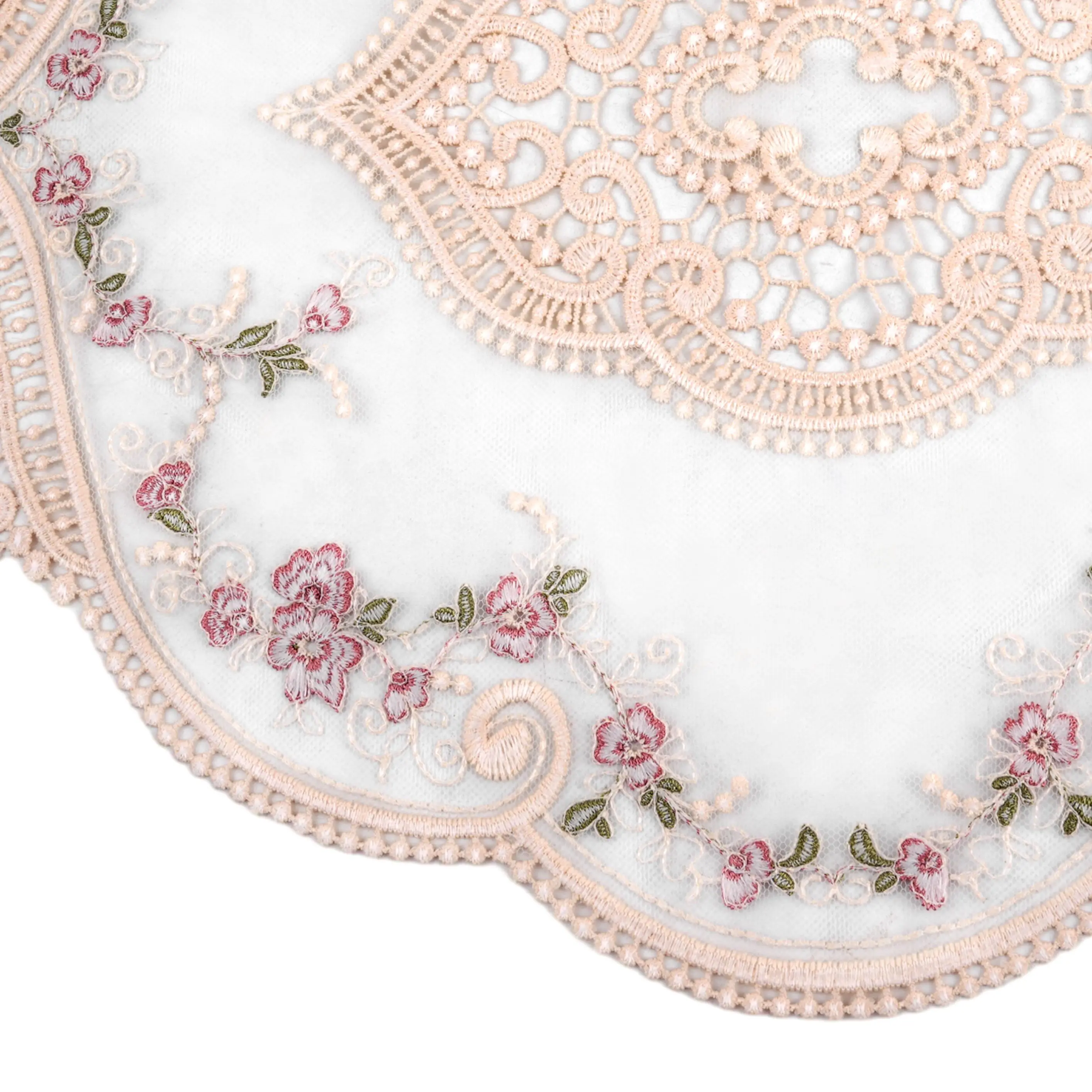 High Quality Table Cloth Tablecloth Silk Embroidered Hollow Lace Practical Replacement Technology High Quality